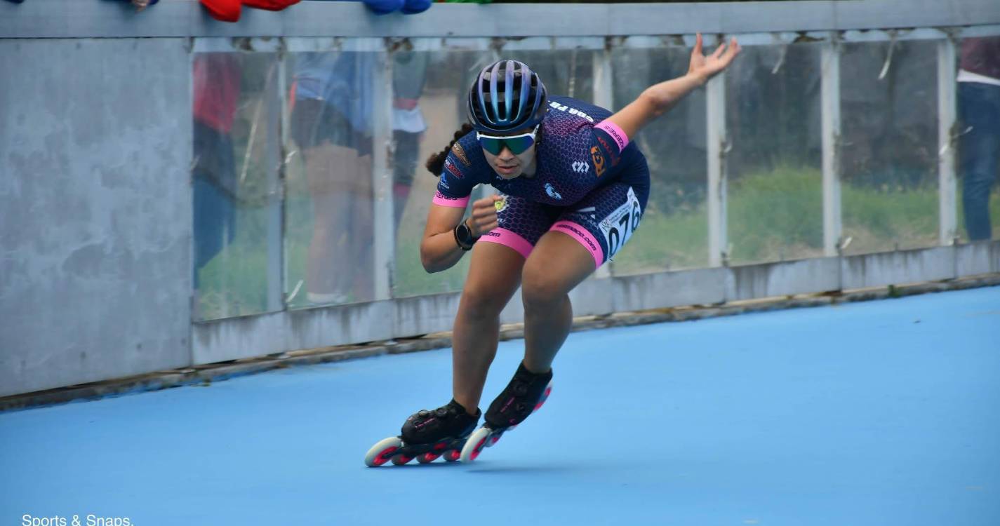 Patinagem: António Freitas e Jéssica Rodrigues vencedores do Campeonato Nacional de Pista (com fotos)