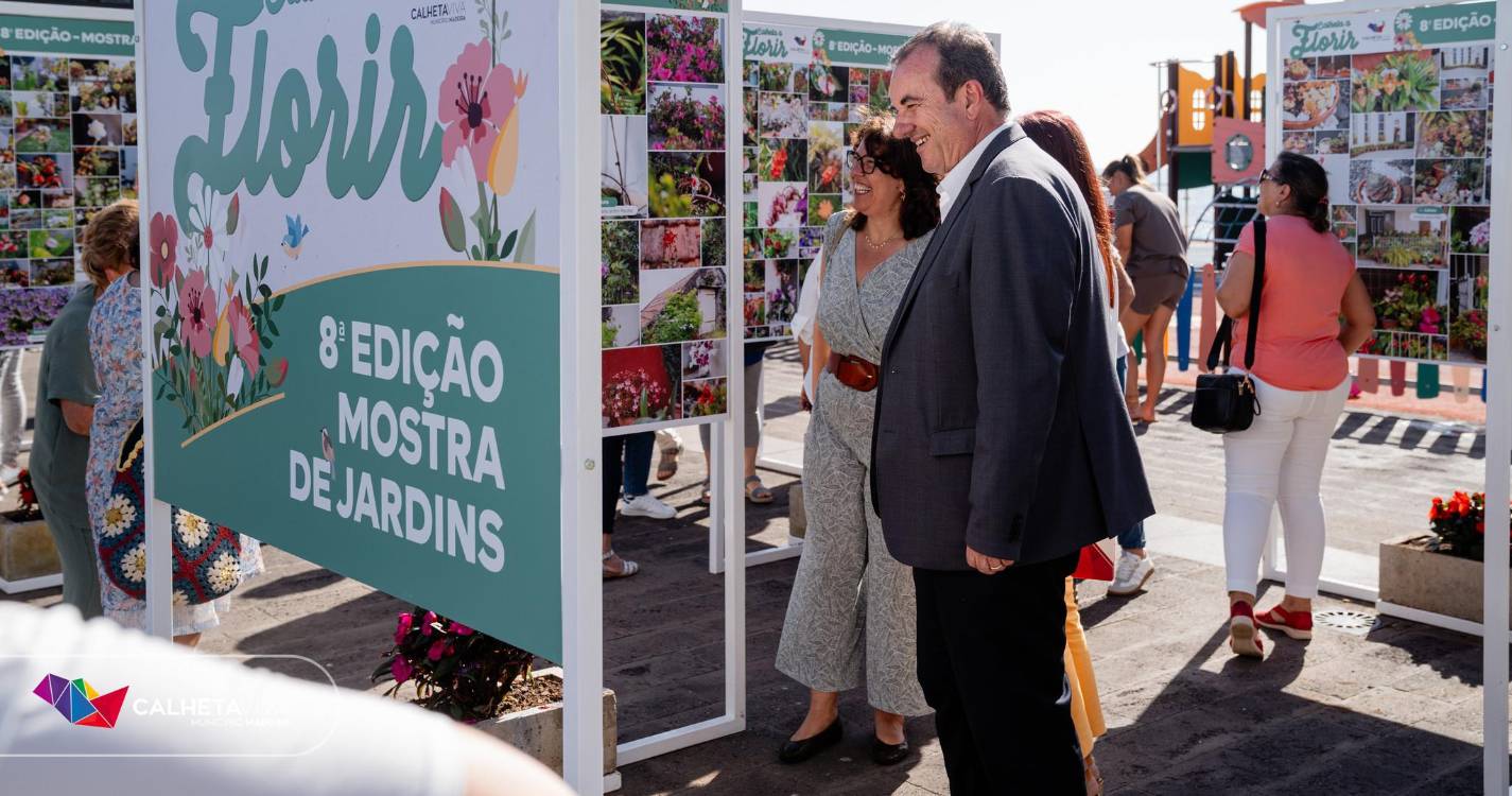 Mais de 50 jardins patentes em mostra inaugurada na Calheta (com fotos)
