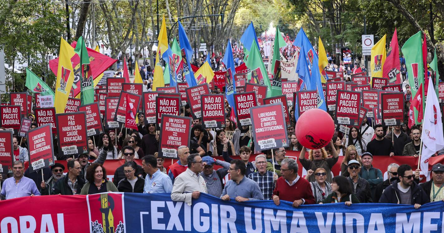 Presidenciais: Catarina Martins, António Filipe e Jorge Pinto manifestam-se contra pacote laboral