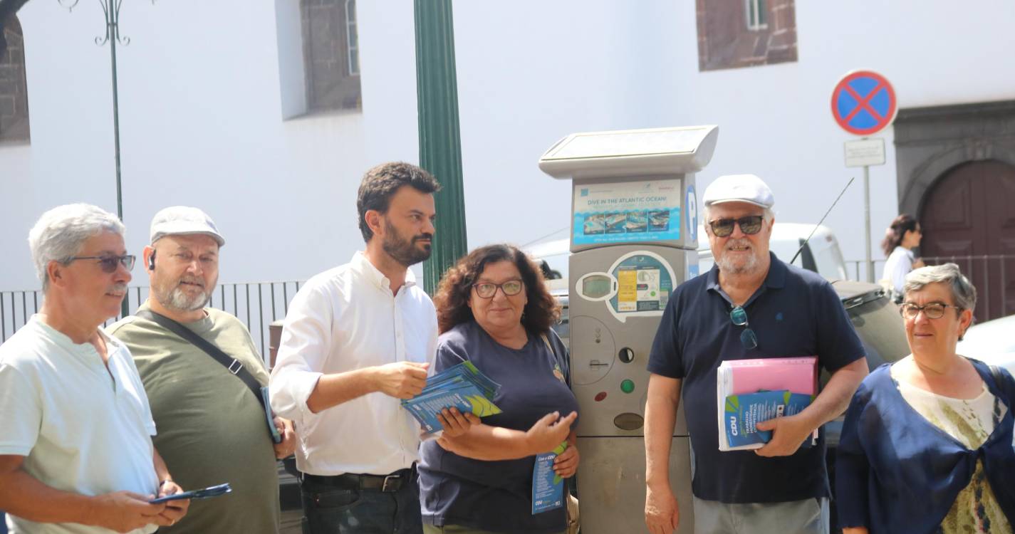 CDU defende estacionamento a baixo custo nas periferias do Funchal