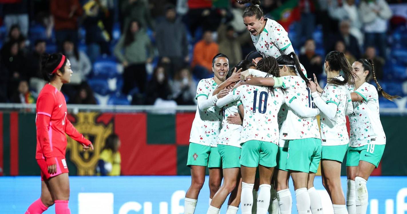 Telma Encarnação marca na vitória lusa sobre a Coreia do Sul