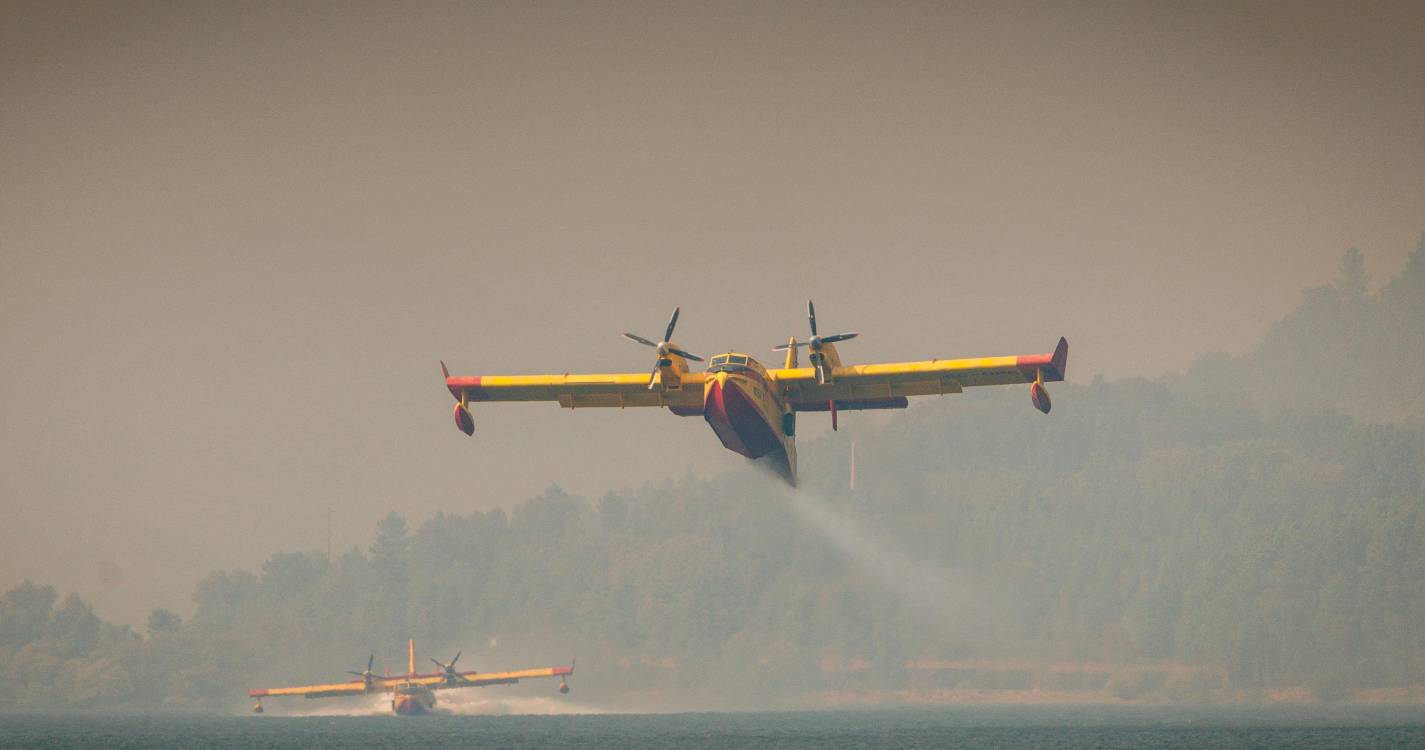Incêndio de Sátão e Trancoso com uma frente mais intensa