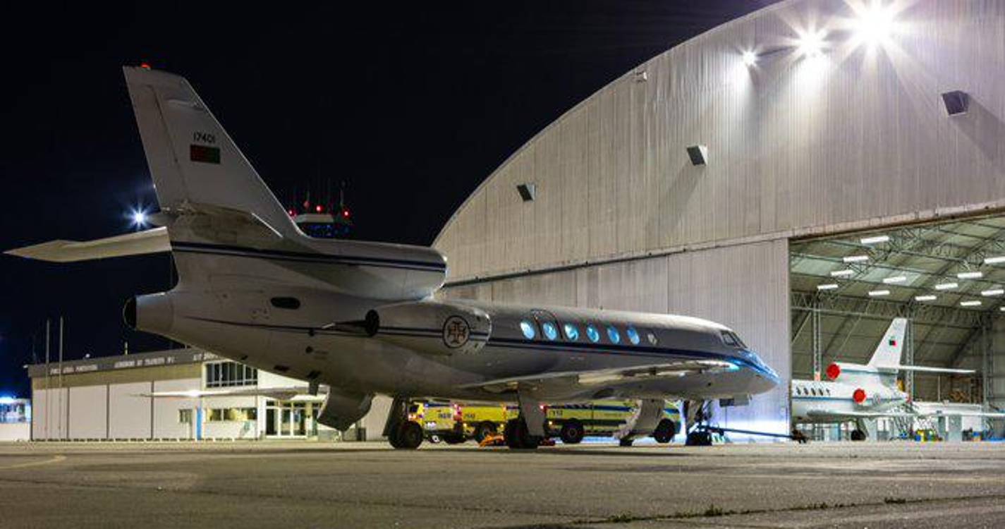 Força Aérea transportou doente entre o continente e a Madeira