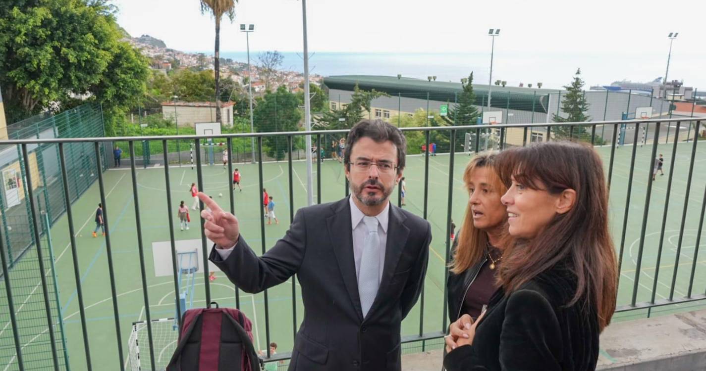 Pedro Rodrigues garante conclusão das obras na Escola Bartolomeu Perestrelo até junho (com fotos)