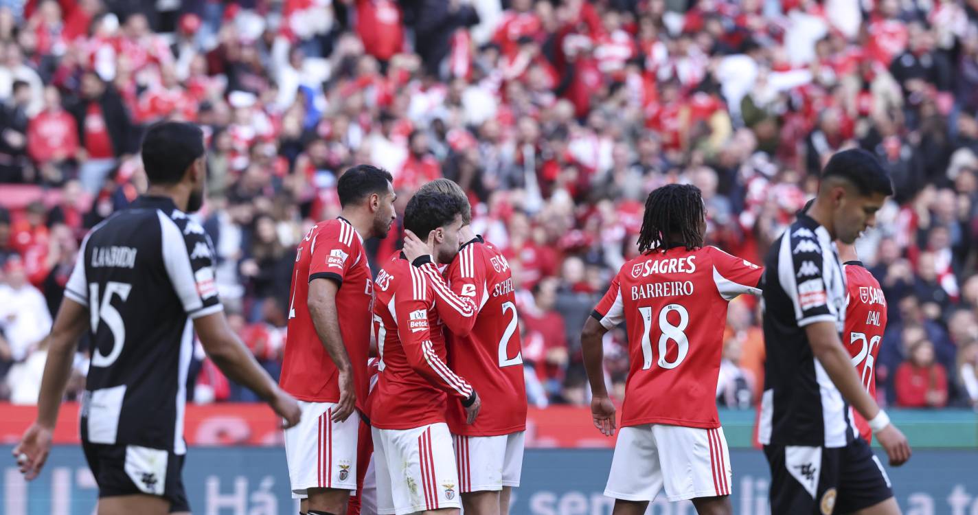 I Liga: Nacional em desvantagem ao intervalo na Luz