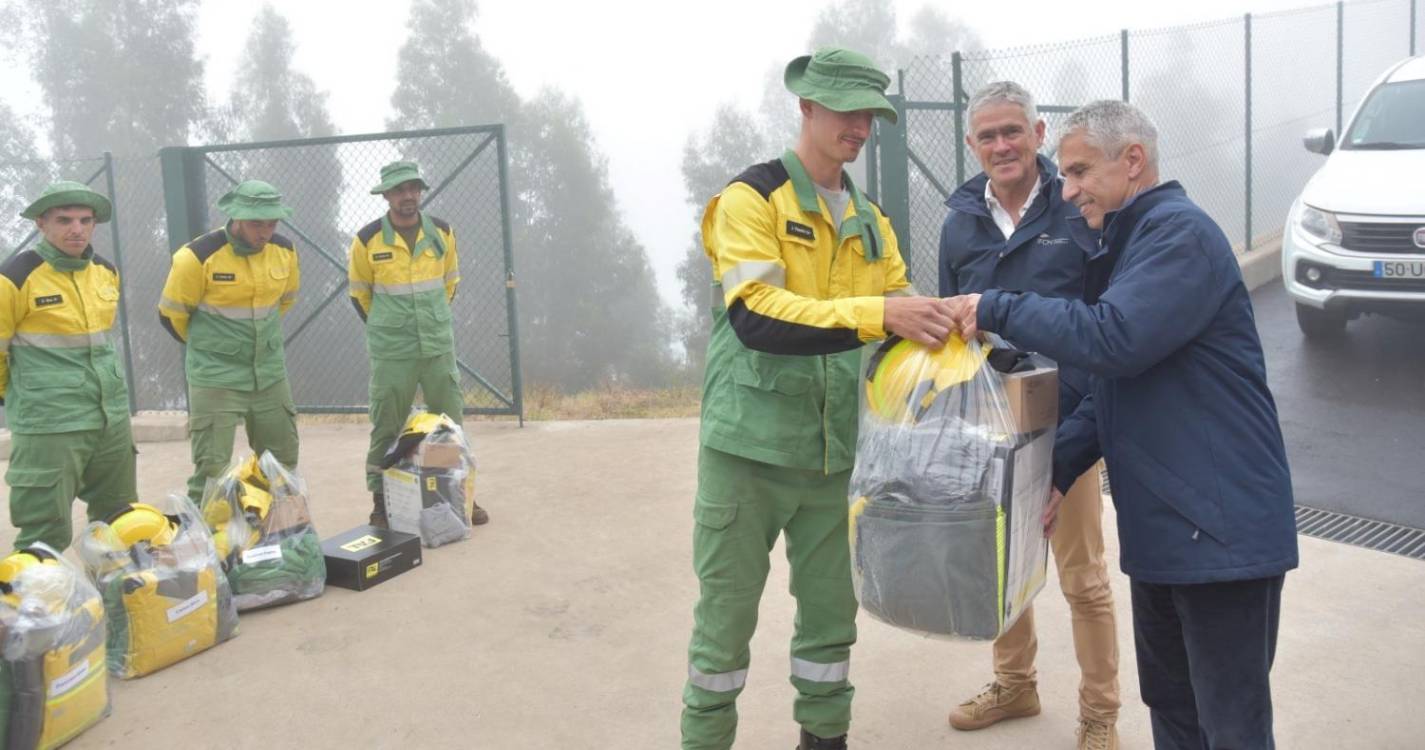 Sapadores florestais recebem novos equipamentos de proteção individual