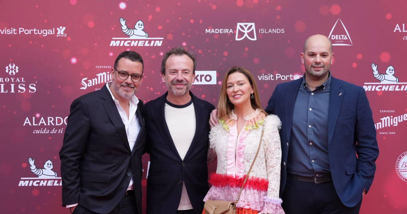 Veja algumas das imagens da passadeira vermelha da Gala do Guia Michelin 2026