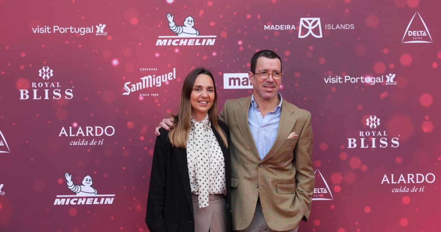 Veja algumas das imagens da passadeira vermelha da Gala do Guia Michelin 2026