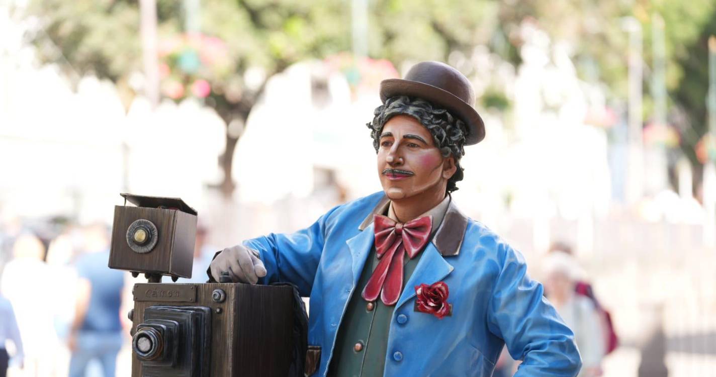 Madeira Street Arts: Estátuas vivas já animam ruas da cidade (com fotos e vídeo)