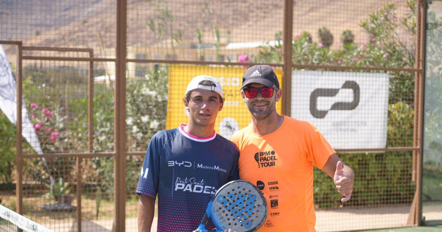Lourenço Paulino e Miguel Teixeira vencem Porto Santo Padel Trophy mas masculinos