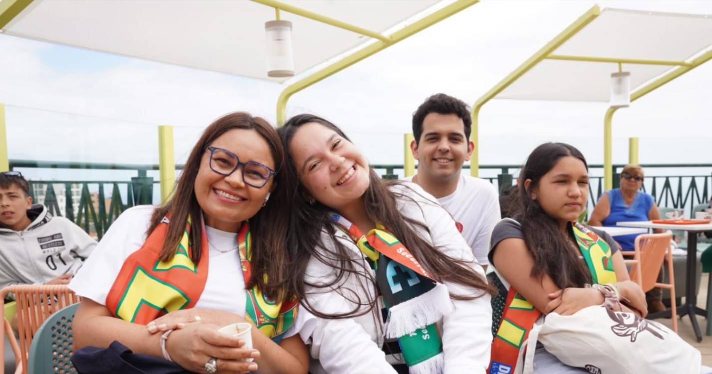 Euro 2024: Nova casa cheia na Fan Zone do Madeira Shopping (com fotos)