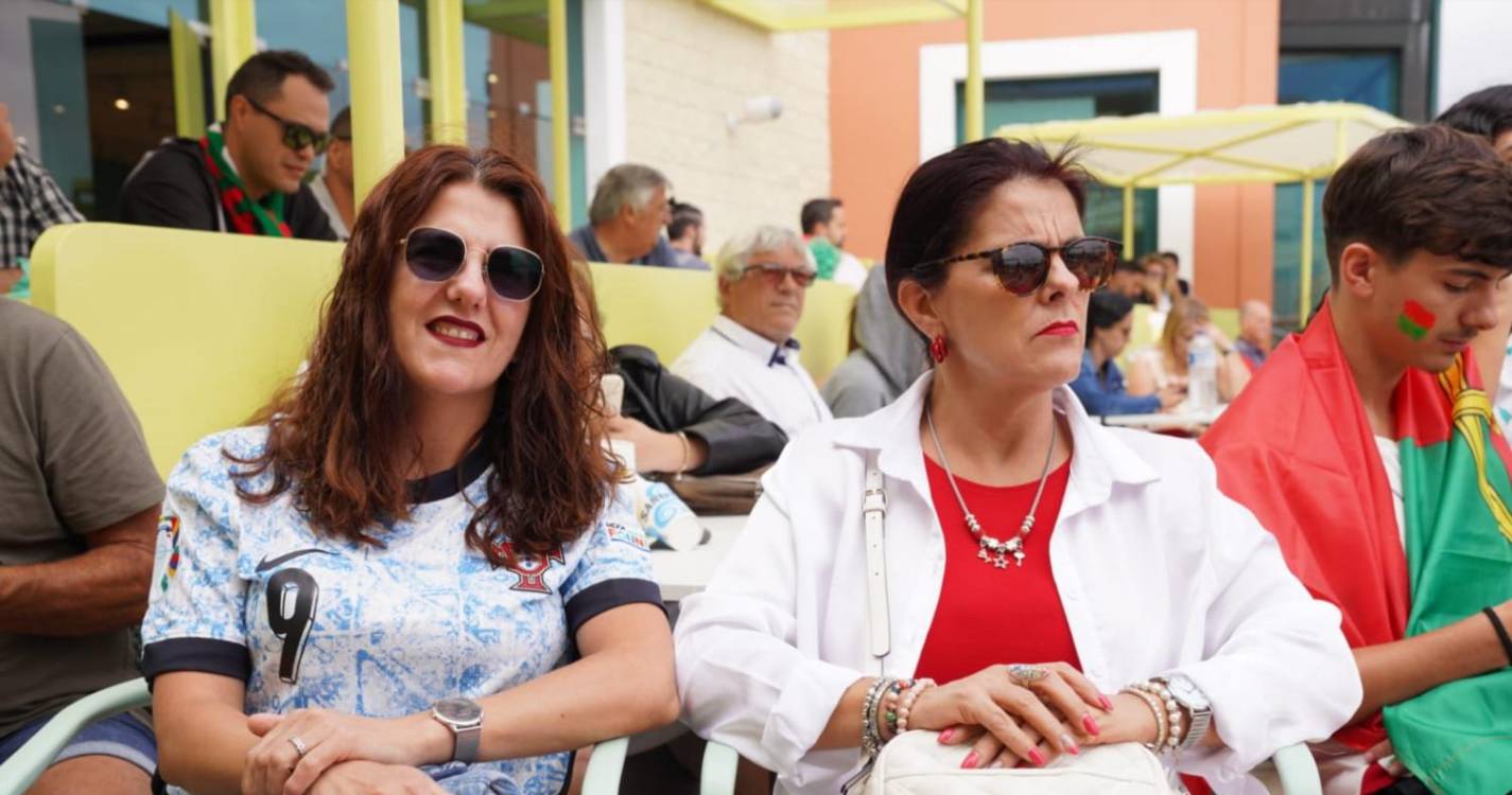 Euro 2024: Nova casa cheia na Fan Zone do Madeira Shopping (com fotos)