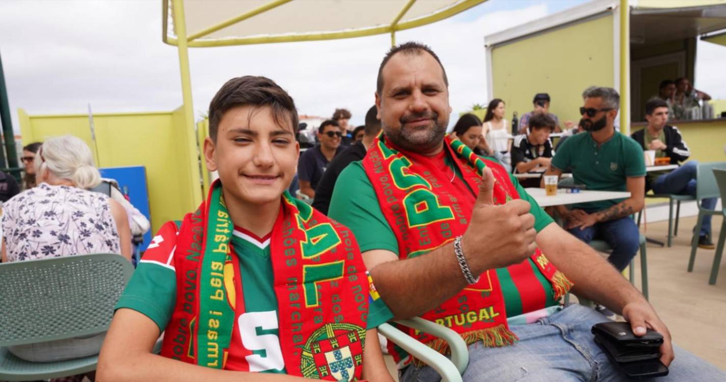 Euro 2024: Nova casa cheia na Fan Zone do Madeira Shopping (com fotos)