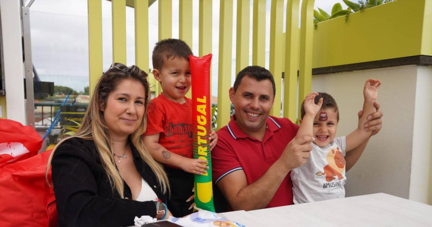 Euro 2024: Nova casa cheia na Fan Zone do Madeira Shopping (com fotos)