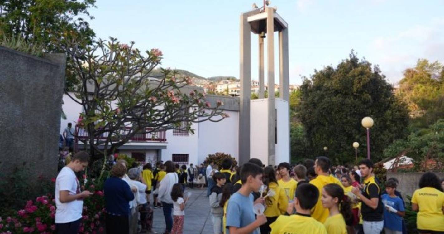 Celebração muito concorrida na paróquia de Fátima