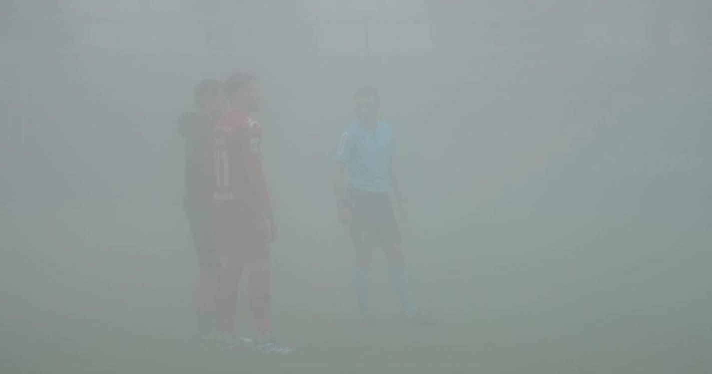 Jogo Nacional vs Tondela adiado devido ao nevoeiro