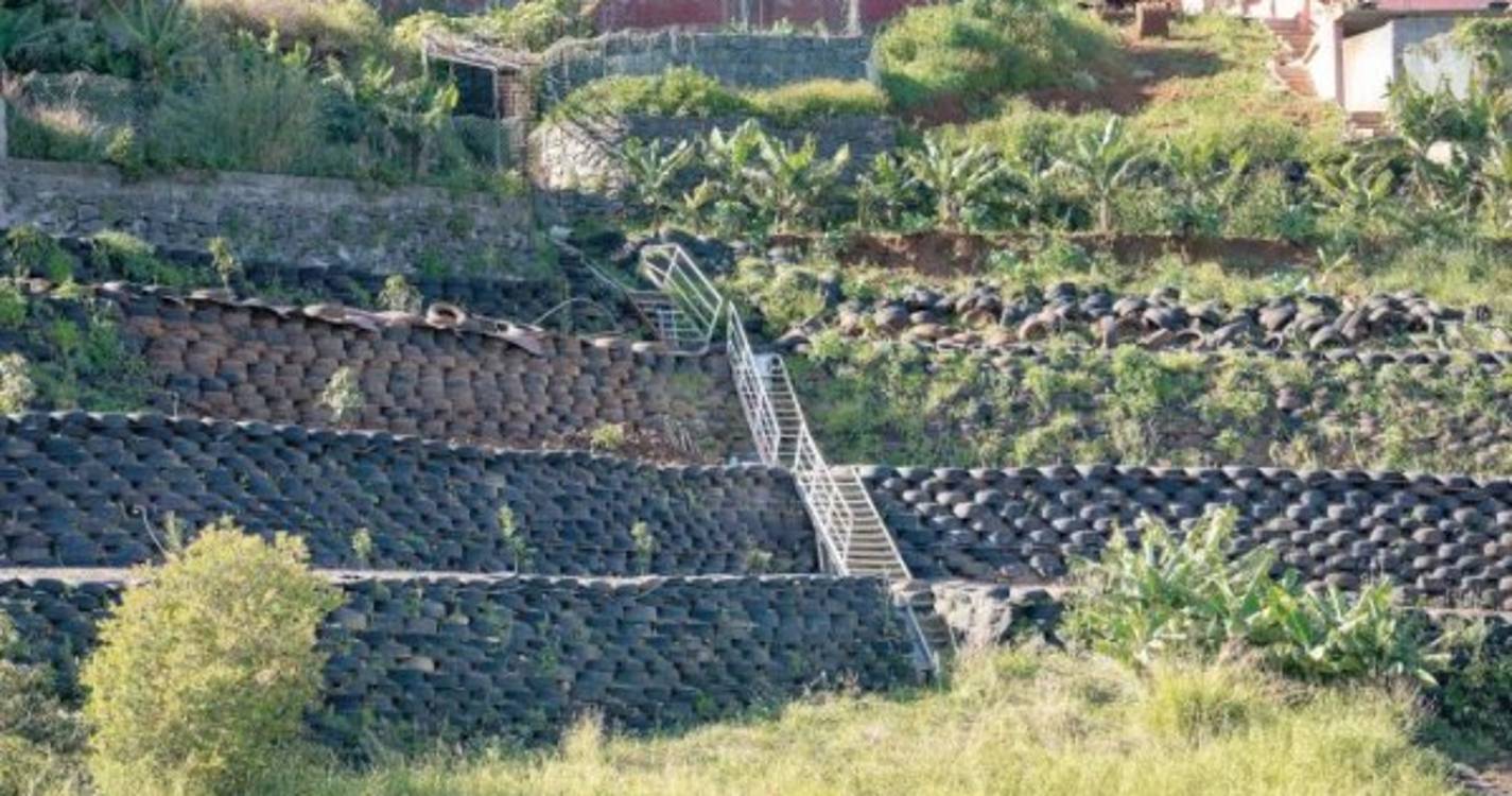 Muros de pneus em terrenos vão ser alvo de fiscalização