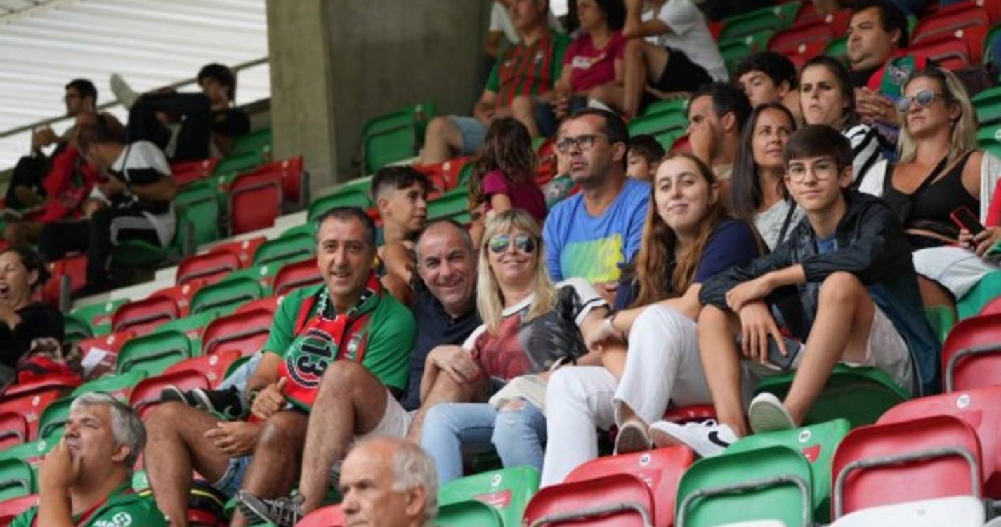 Veja quem está no Estádio dos Barreiros para assistir ao Marítimo-Gil Vicente