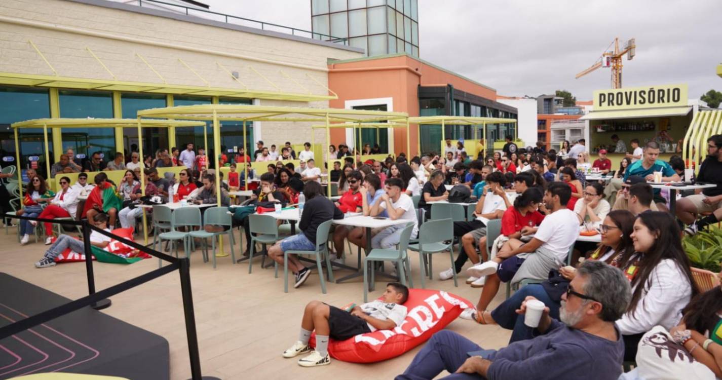 Euro 2024: Nova casa cheia na Fan Zone do Madeira Shopping (com fotos)
