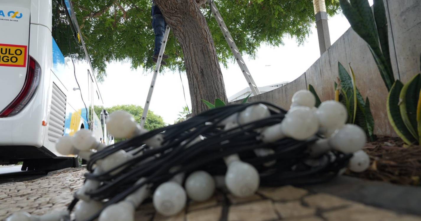 Luzes de Natal já estão a ser instaladas na cidade (com fotos)