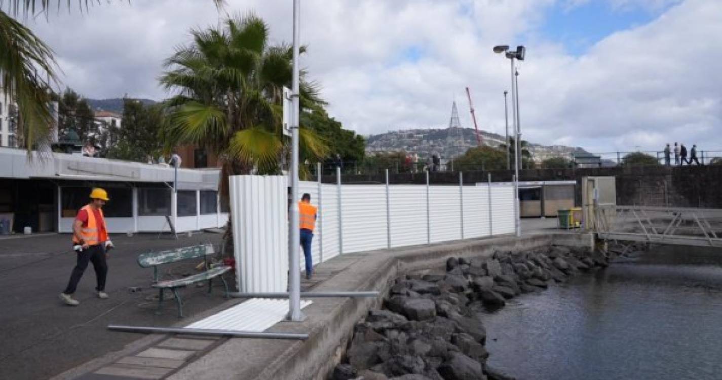 Obras na marina do Funchal já arrancaram. Veja as imagens