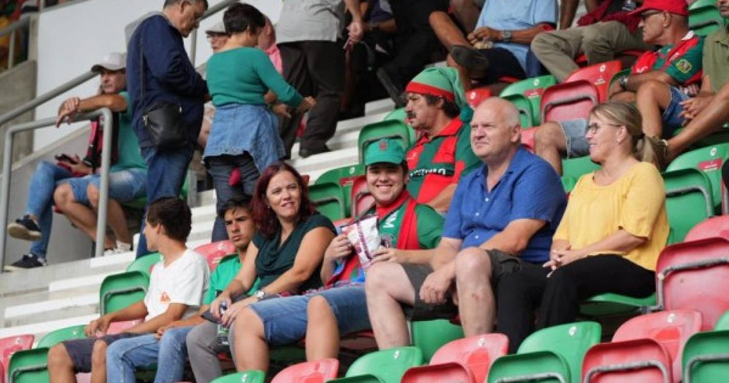 Veja quem está no Estádio dos Barreiros para assistir ao Marítimo-Gil Vicente