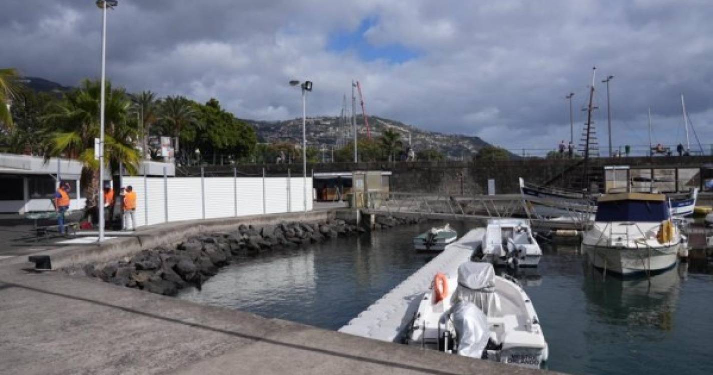 Obras na marina do Funchal já arrancaram. Veja as imagens