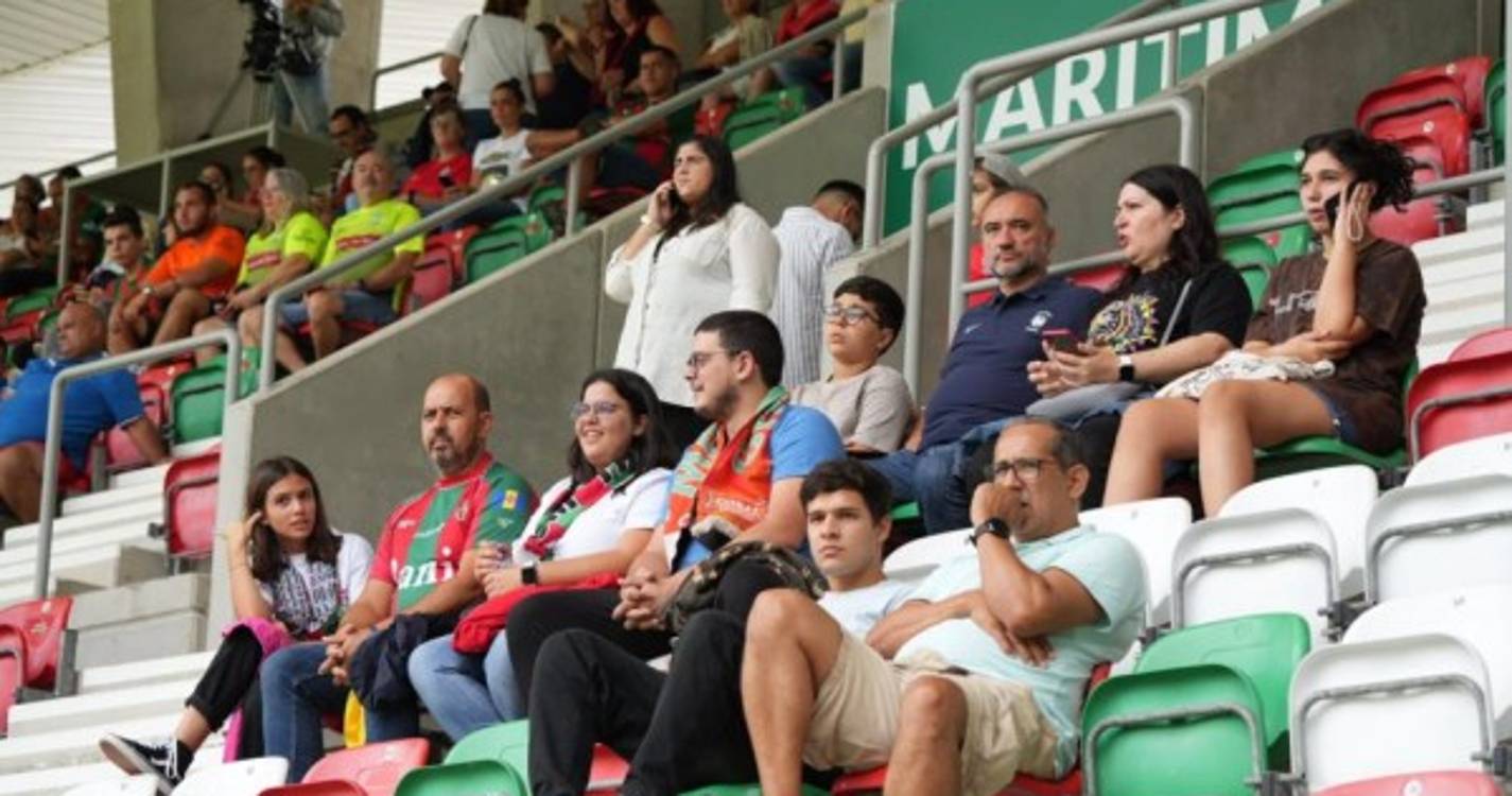 Veja quem está no Estádio dos Barreiros para assistir ao Marítimo-Gil Vicente