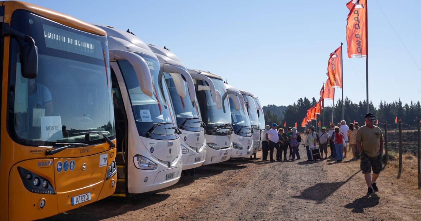 Recinto do Chão da Lagoa ganha vida com chegada de militantes