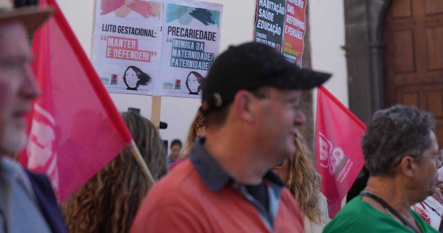Dia de luta e de apelo à adesão à greve geral de 3 de junho contra pacote laboral (com fotos)