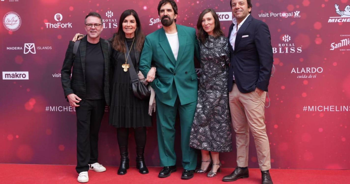 Veja algumas das imagens da passadeira vermelha da Gala do Guia Michelin 2026