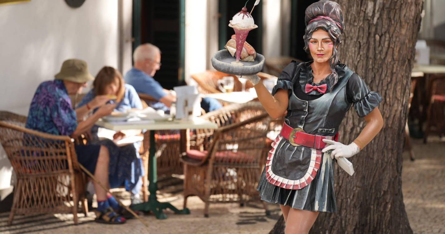 Madeira Street Arts: Estátuas vivas já animam ruas da cidade (com fotos e vídeo)