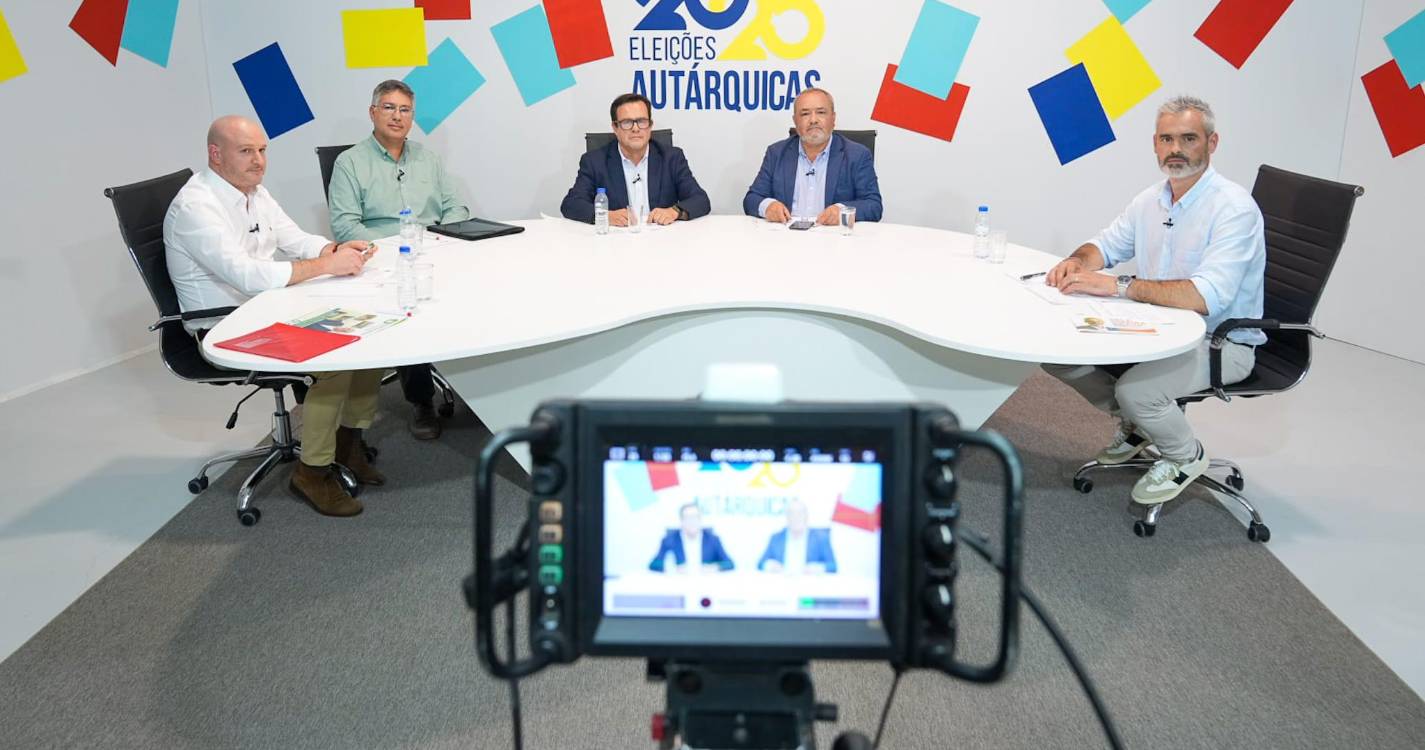 Acompanhe aqui o debate dos candidatos à Câmara da Ribeira Brava