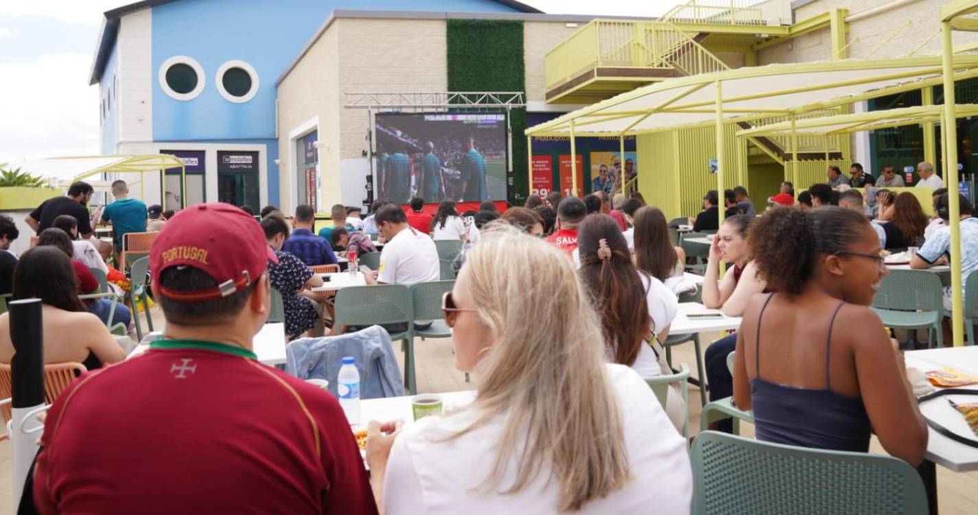 Euro 2024: Nova casa cheia na Fan Zone do Madeira Shopping (com fotos)