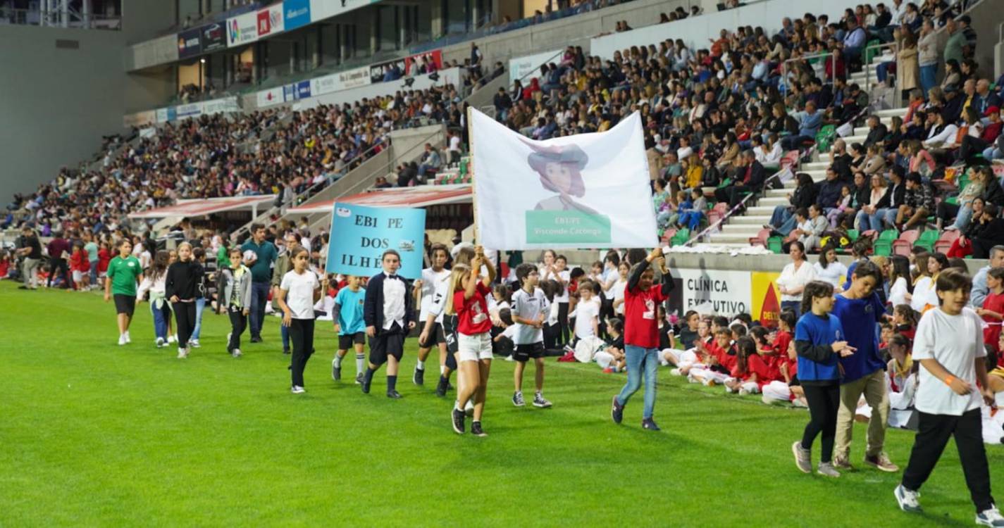Desporto Escolar: desfile das escolas antecede espetáculo gímnico (com fotos)