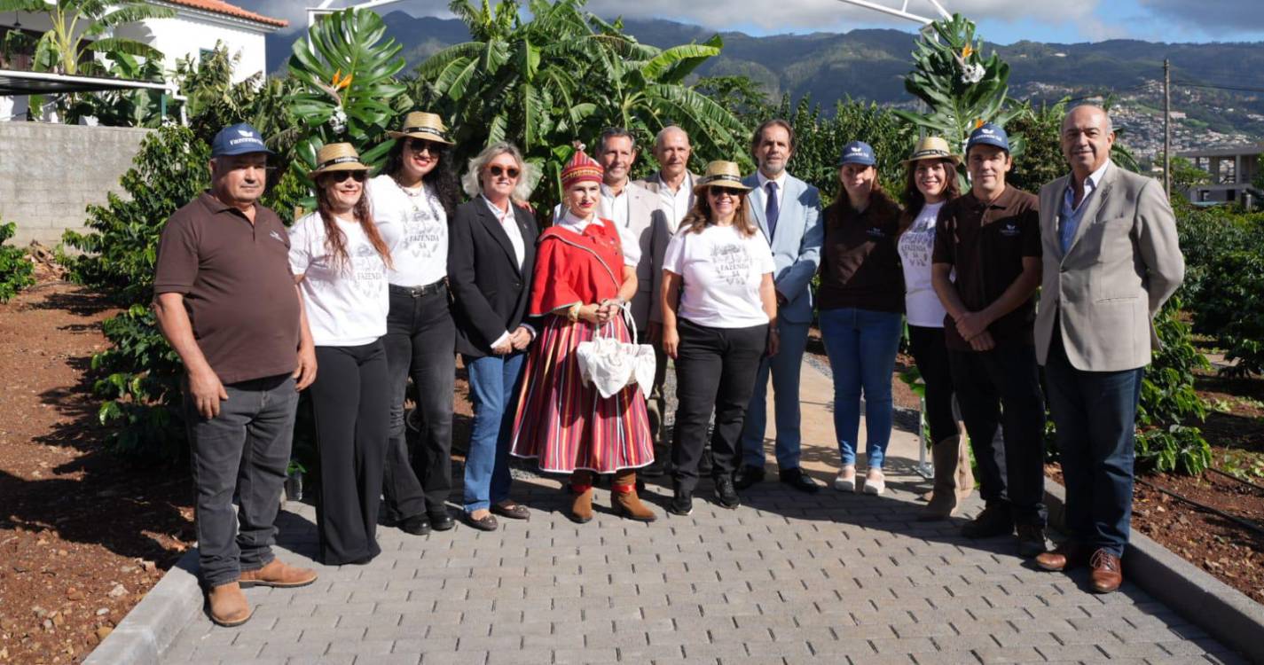Albuquerque diz que produção de café na Madeira é “uma alternativa muito boa”