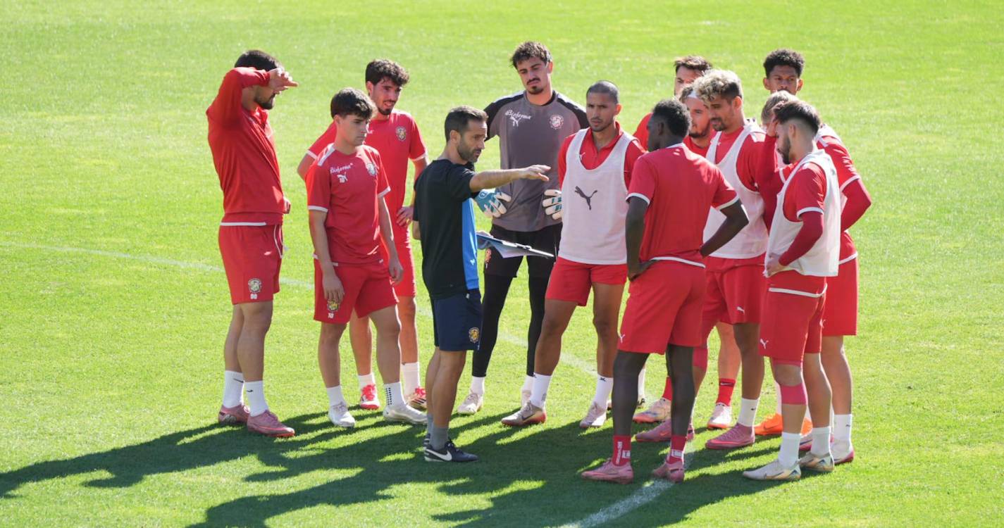 Imagens do primeiro treino de Miguel Moita no Marítimo