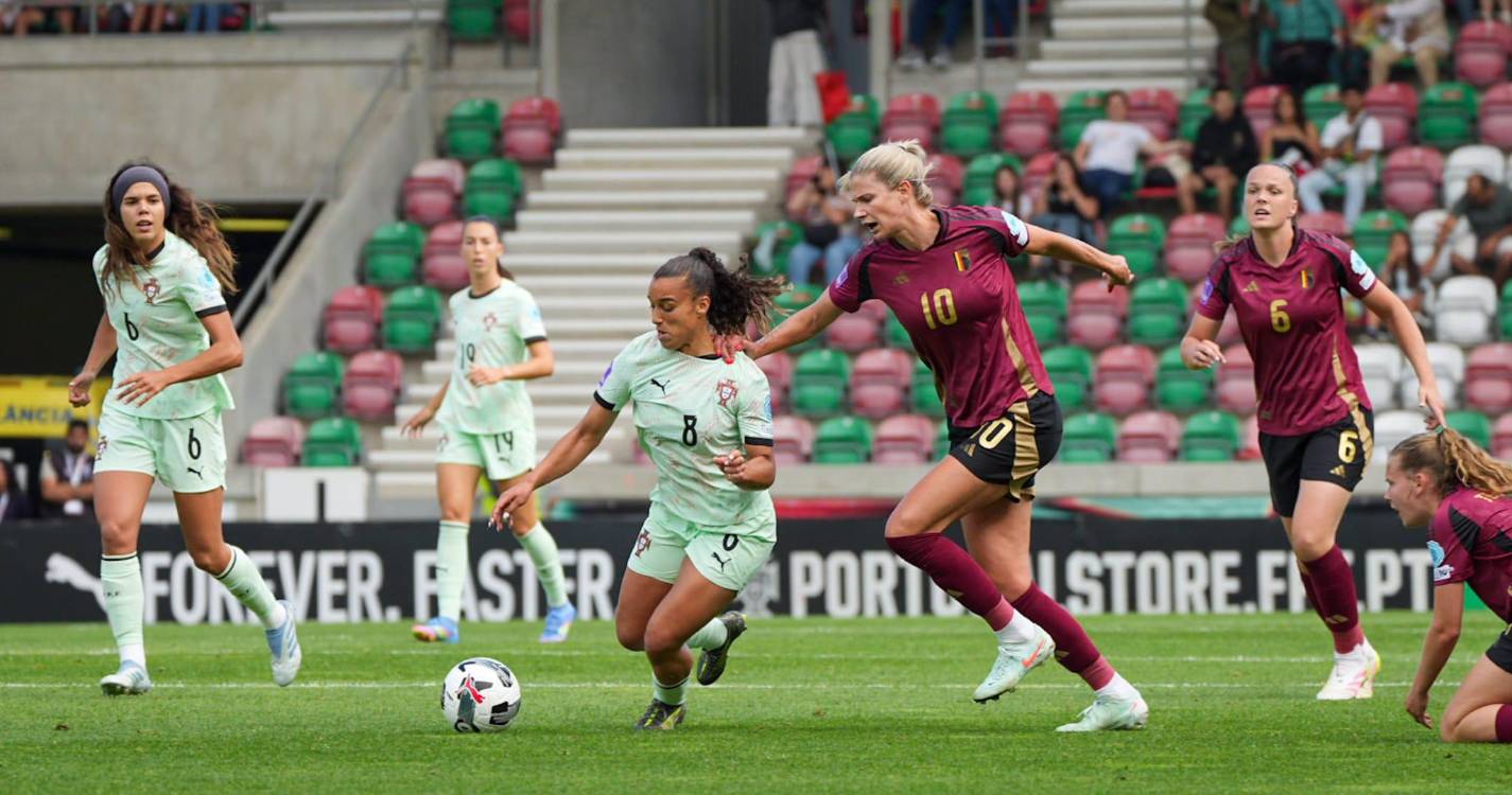 Liga das Nações: Portugal perde ao intervalo com a Bélgica nos Barreiros