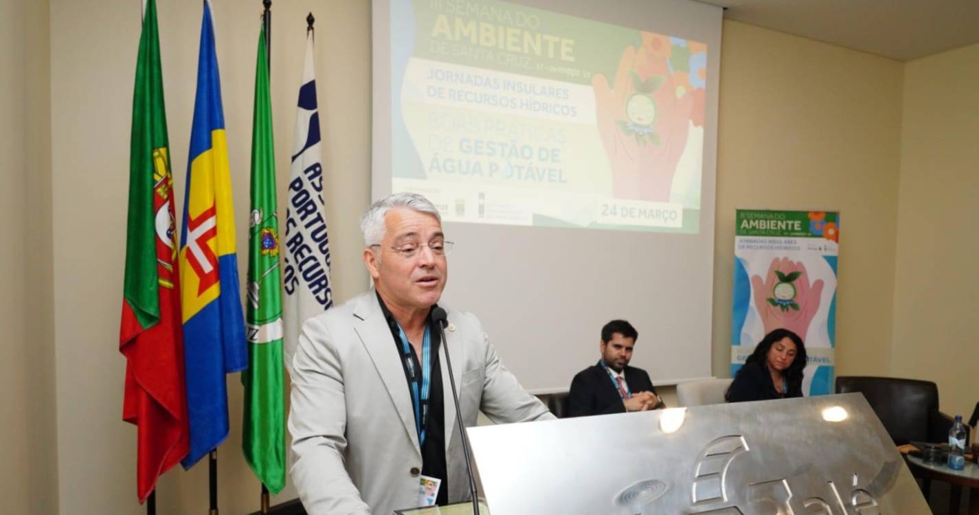 Filipe Sousa: “Perdas de água nas redes de abastecimento são uma preocupação”