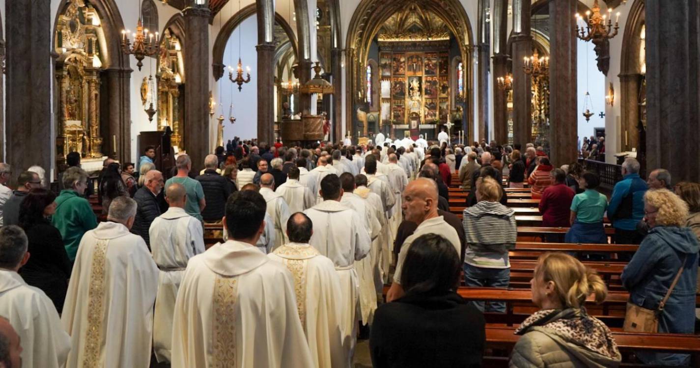 Sé do Funchal celebra Quinta-Feira Santa com Missa Crismal (com fotos e vídeo)