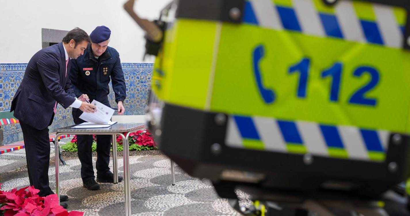 Primeiro Motociclo de Emergência Médica entregue aos Sapadores do Funchal