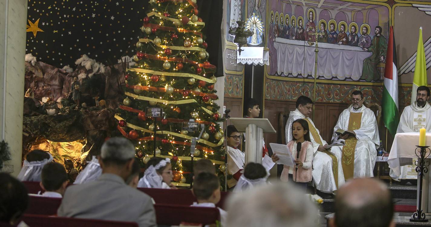 Representante do Papa celebra missa de Natal em Gaza (com fotos)