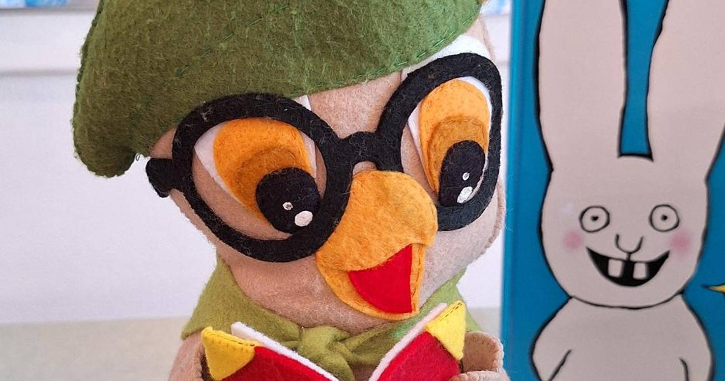 Crianças do Caniço encantadas com o Mochinho Leitor