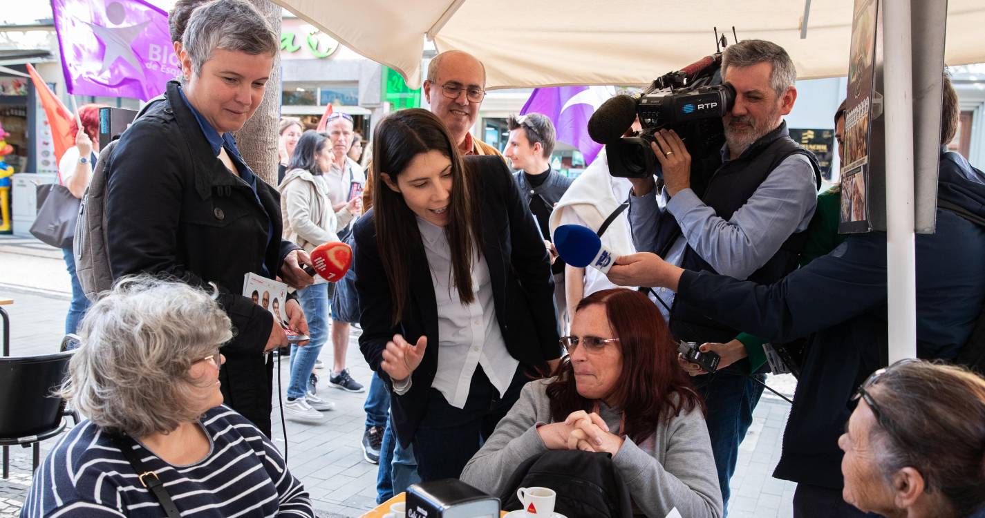 Mariana Mortágua diz que eleição do BE “pode mudar tudo” na região