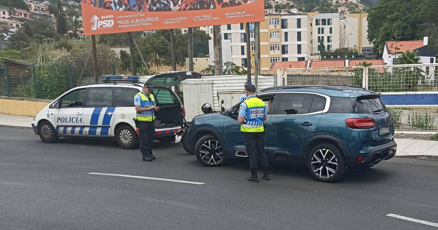 Mais de 40 condutores detidos pela Polícia