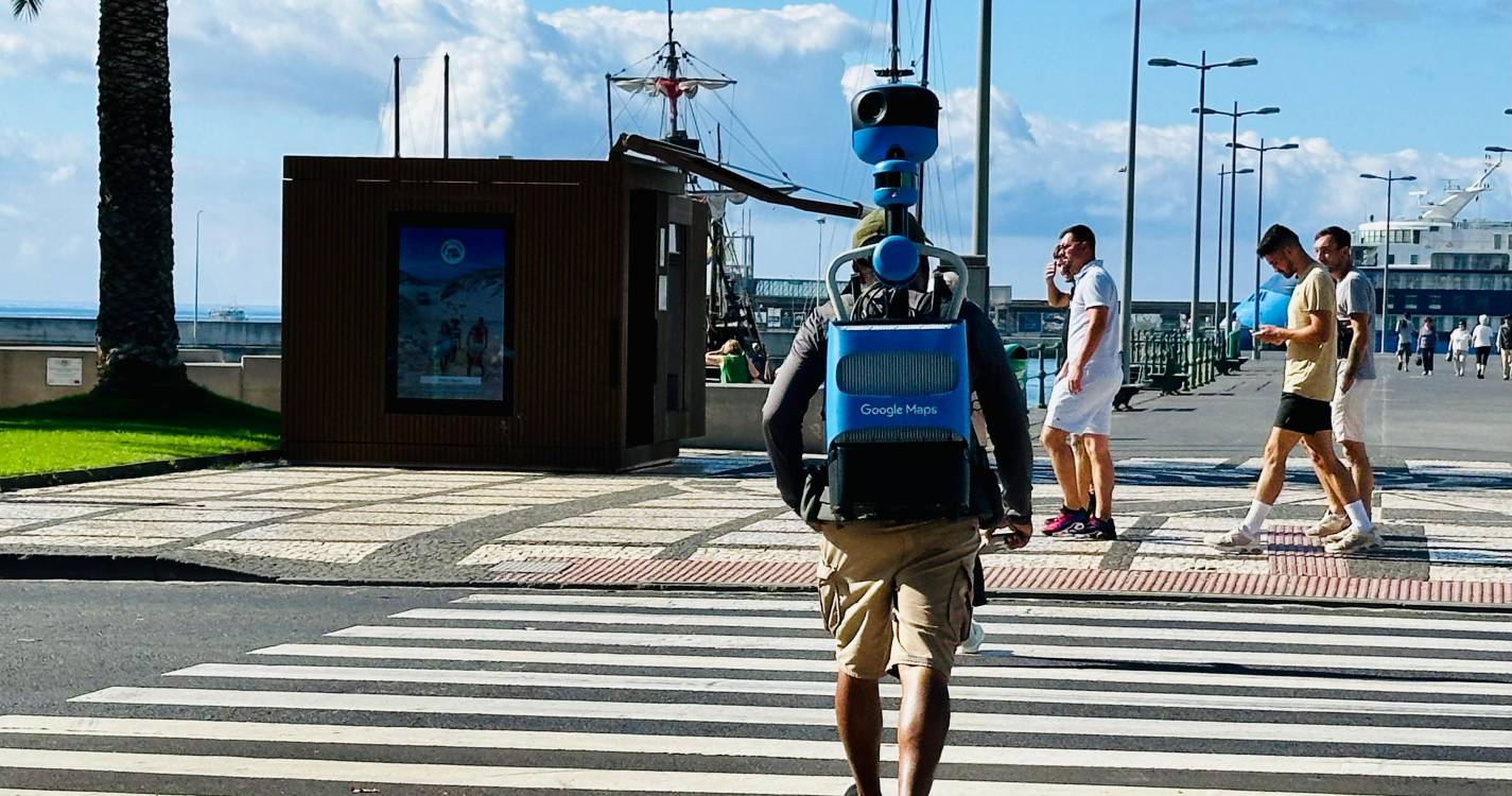 Google Maps recolhe novas imagens a pé no centro do Funchal