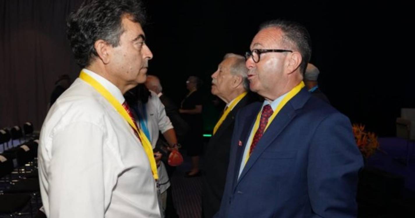 Albuquerque e Cafôfo juntos no Fórum Madeira Global 2022 (com fotos)