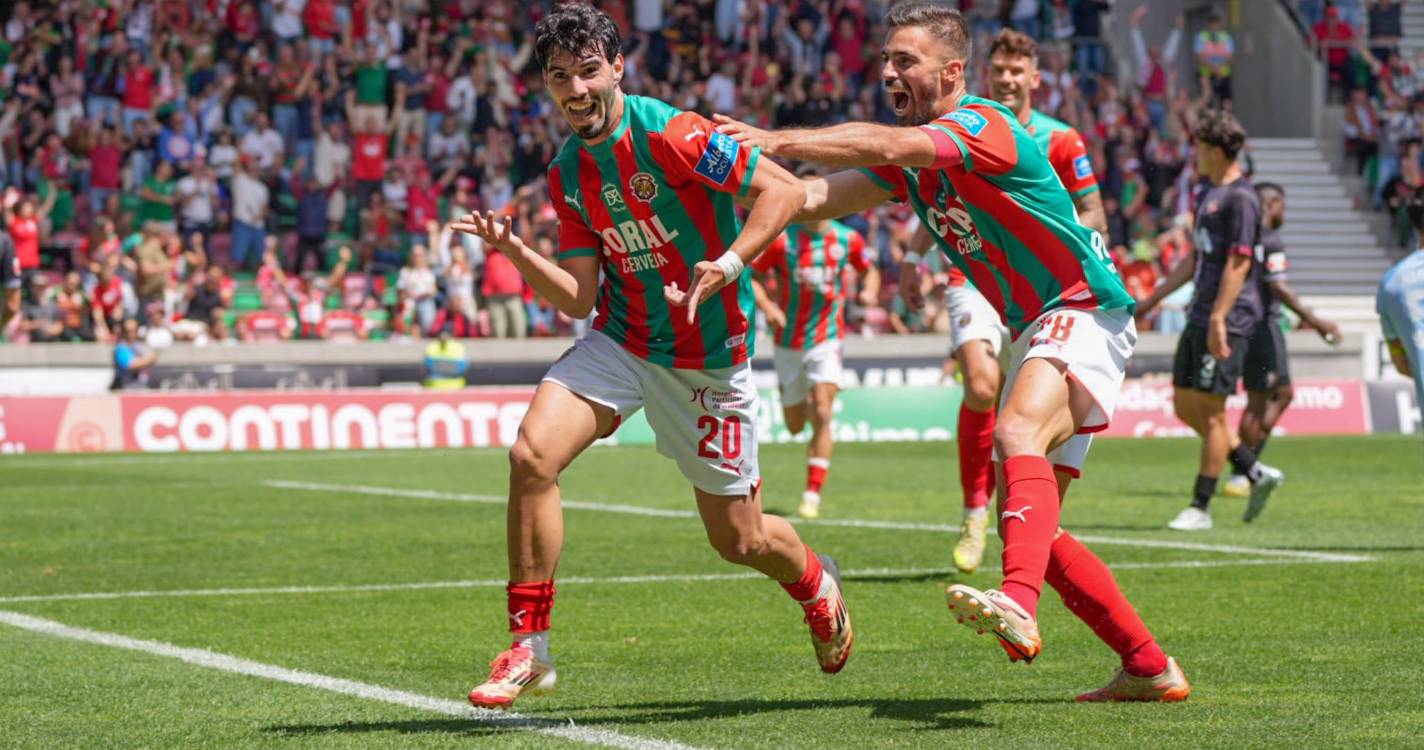 Em menos de 30 minutos de jogo, Marítimo vence por 2-1