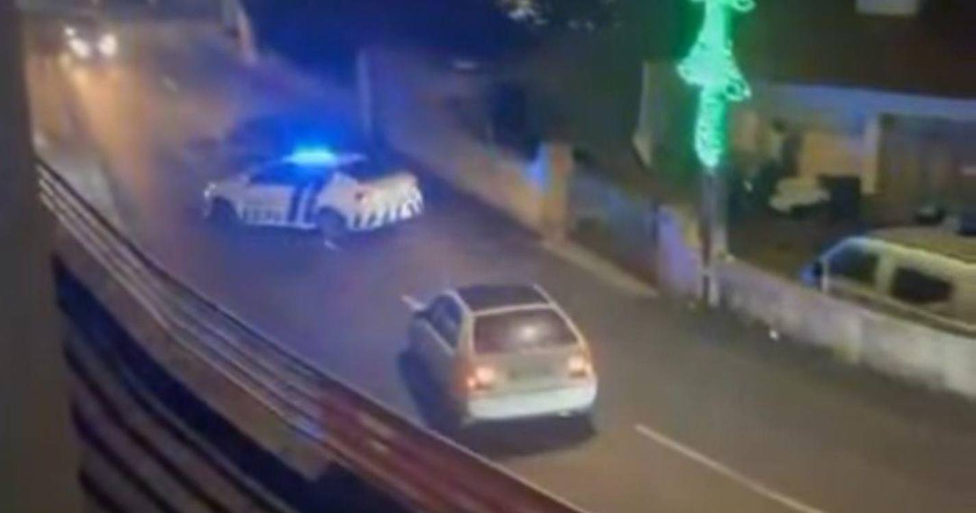 Vídeo de um carro em fuga indigna redes sociais