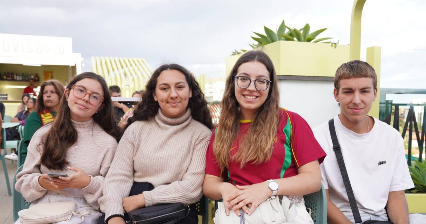 Tudo a postos para o Geórgia-Portugal na ‘fan zone’ do Madeira Shopping (com fotos)